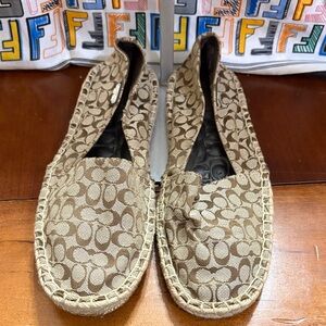 Coach Tan Espadrilles